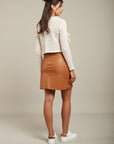 Jupe simili cognac - Betty