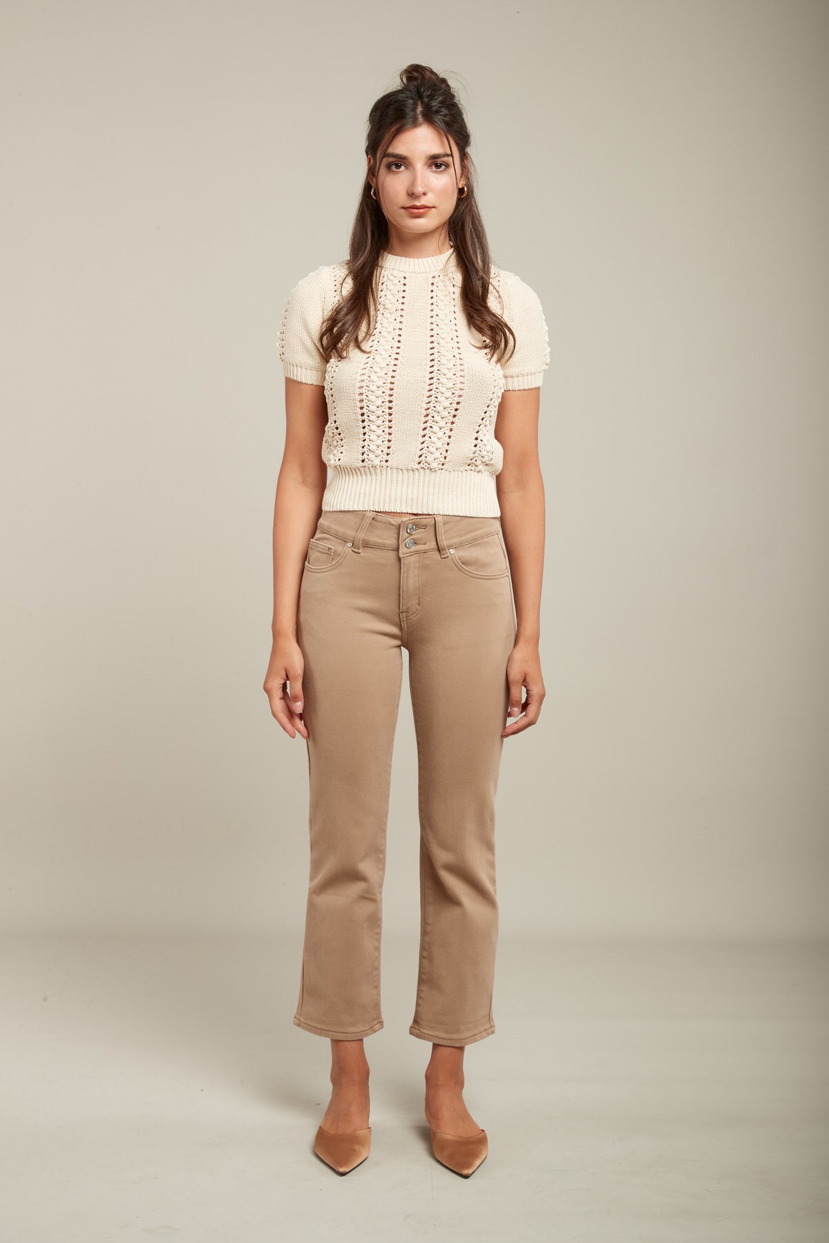 Molletoned right pants - Marly