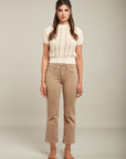 Molletoned right pants - Marly