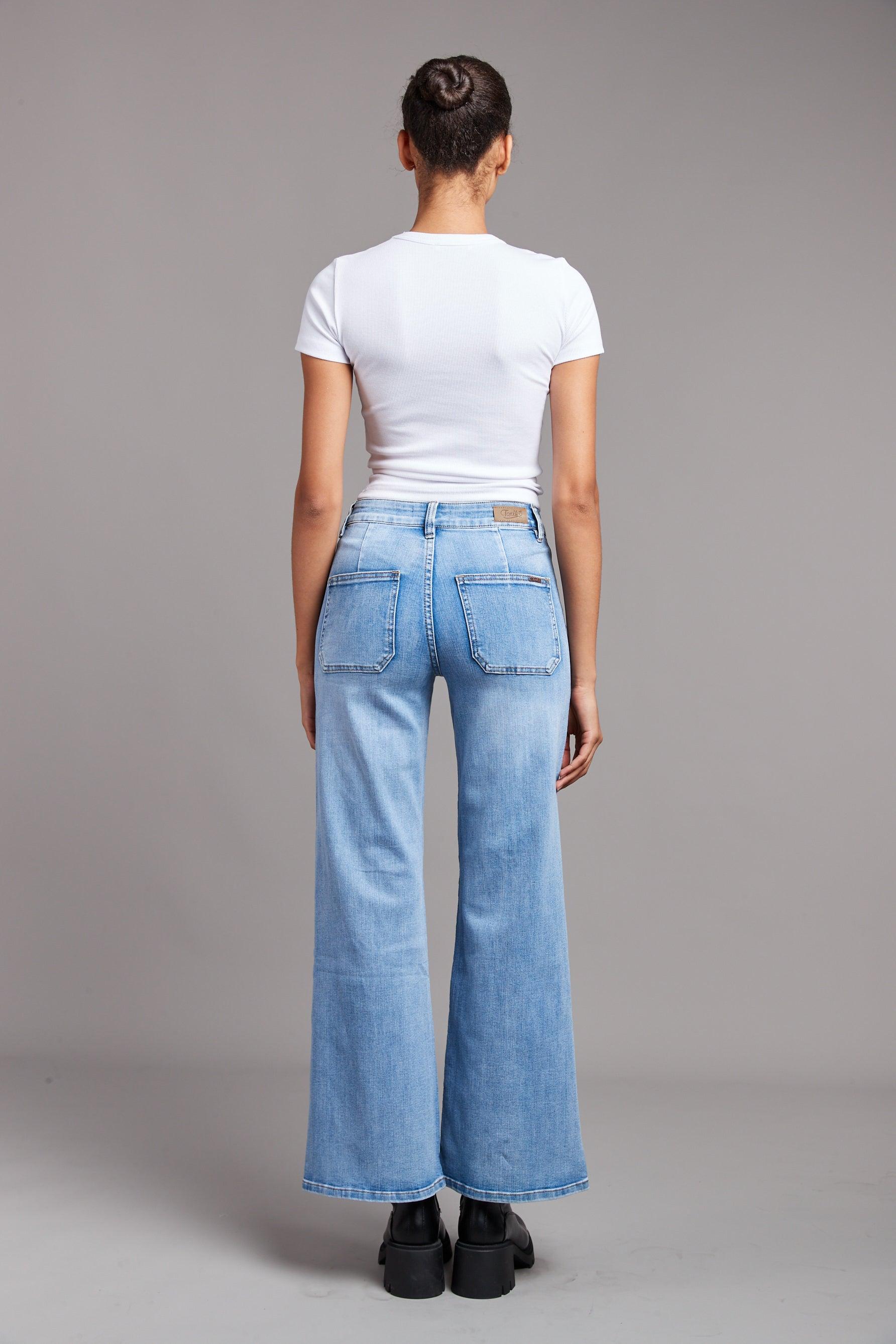 Jean wide leg grandes poches - Rowan - TOXIK3