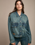 Oversize denim jas - Colette