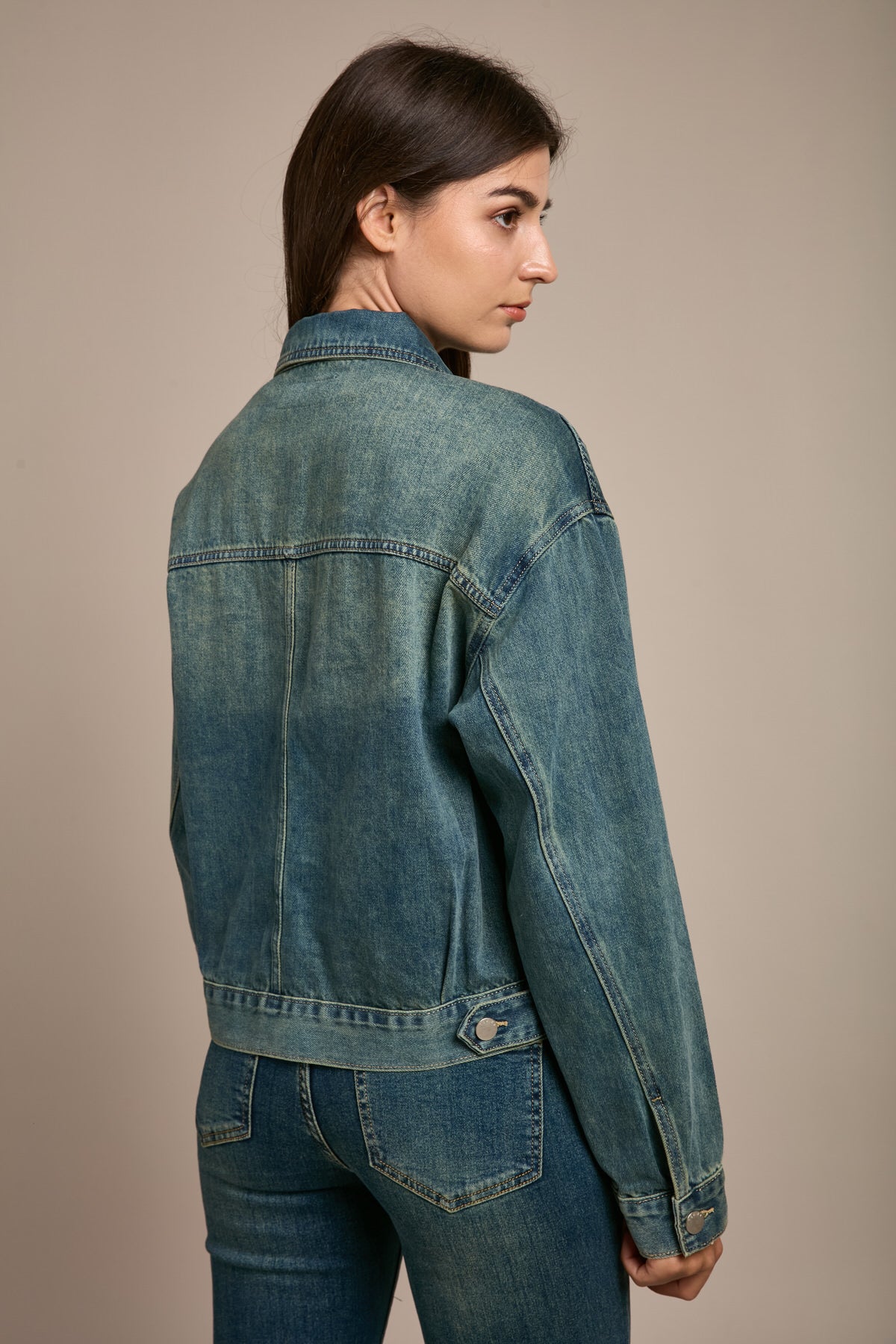 Oversize denim jas - Colette