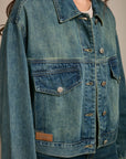 Oversize denim jas - Colette