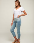 Embroidered jeans - apache