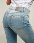 Embroidered jeans - apache