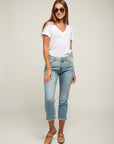 Embroidered jeans - apache