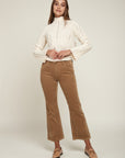 Bootcut broek 7/8 e Velvet - Mandela