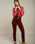 Push up velvet pants - Cassy