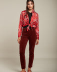 Push up velvet pants - Cassy