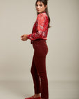 Push Up Velvet Pants - Cassy