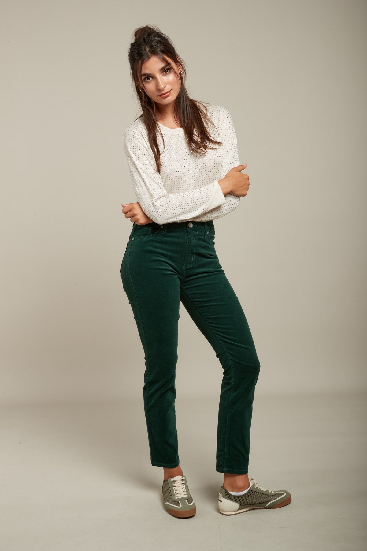 Push Up Velvet Pants - Cassy