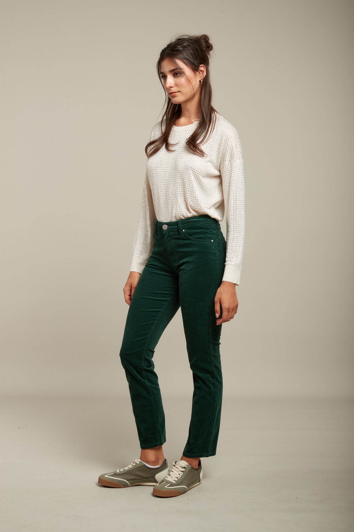 Push up velvet pants - Cassy