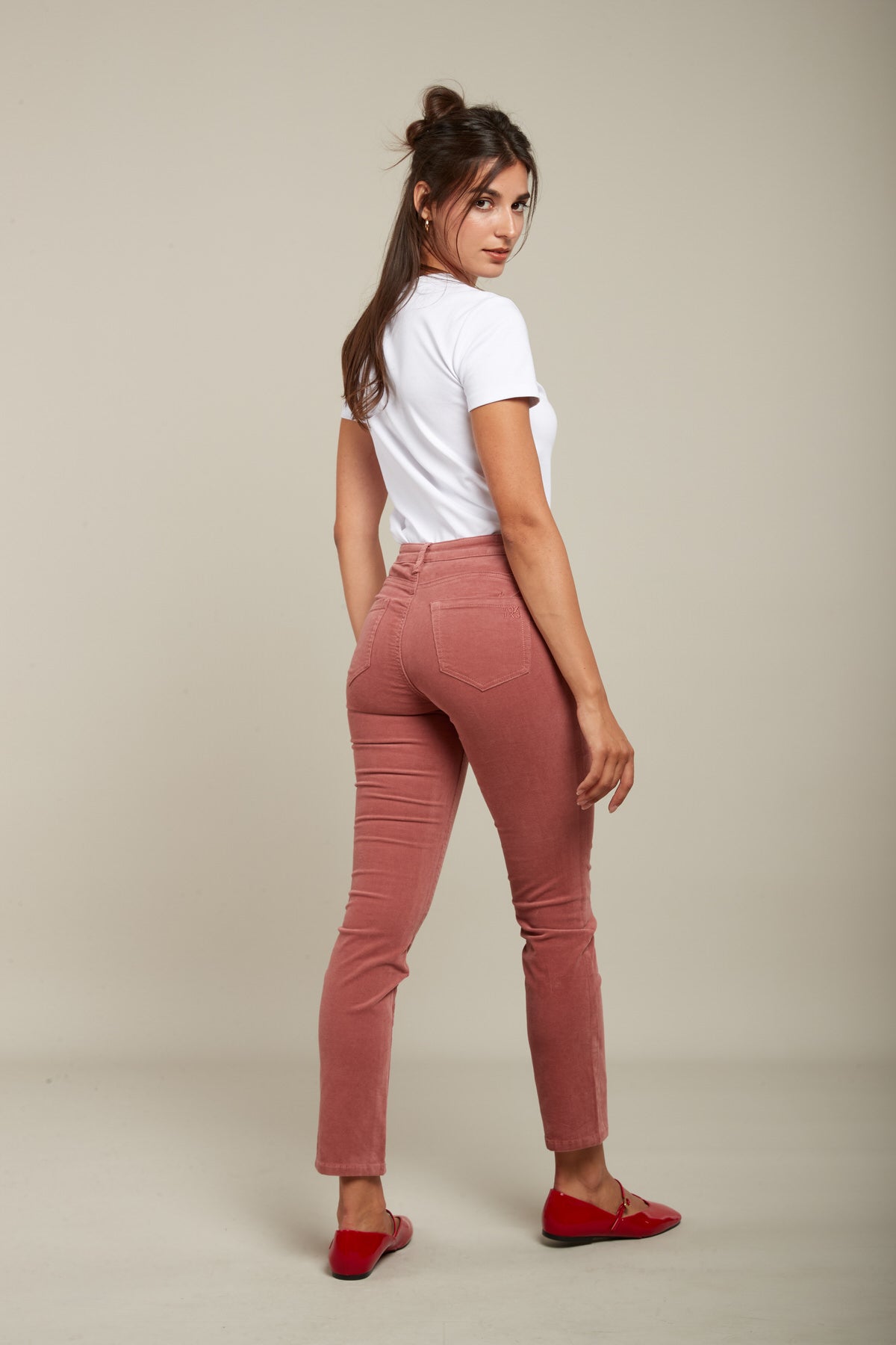 Pantalones de terciopelo de empuje - Cassy