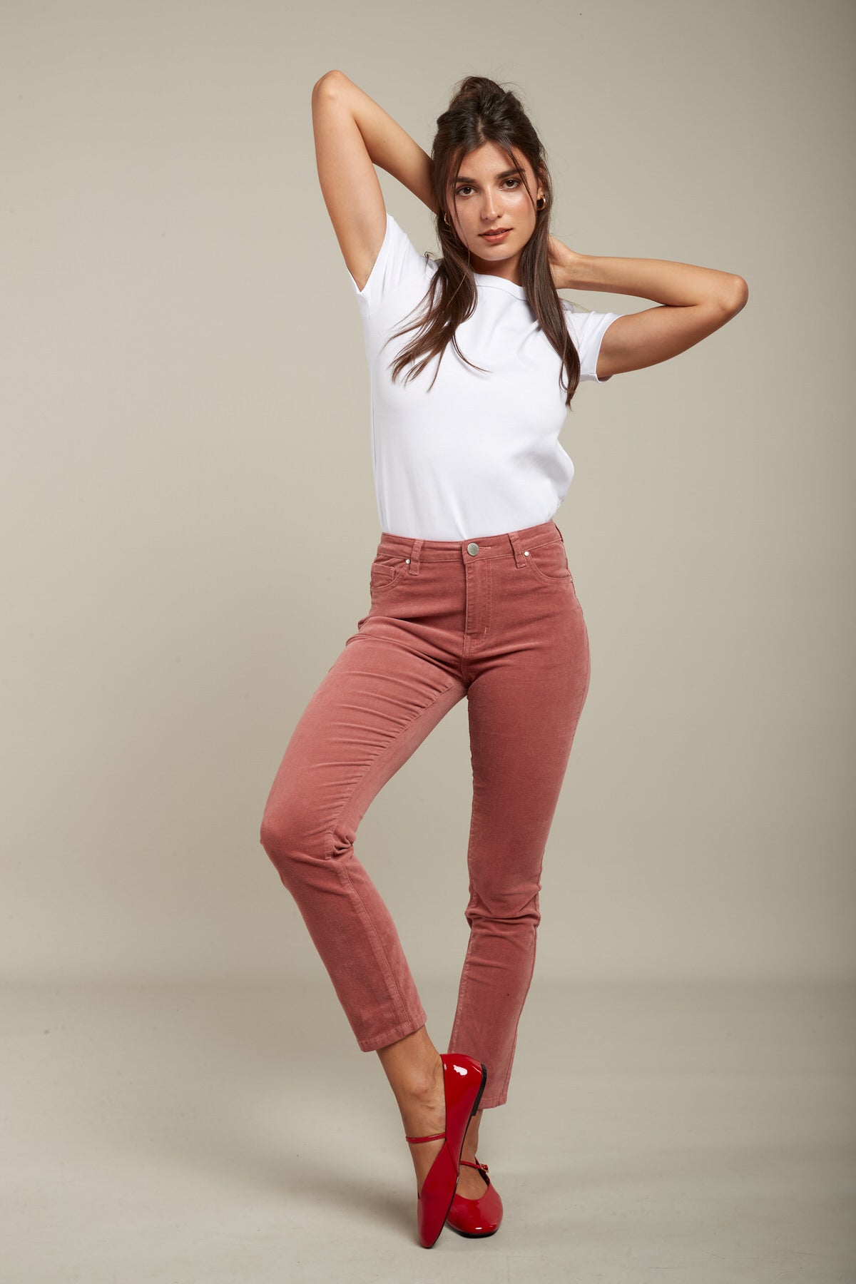 Push Up Velvet Pants - Cassy