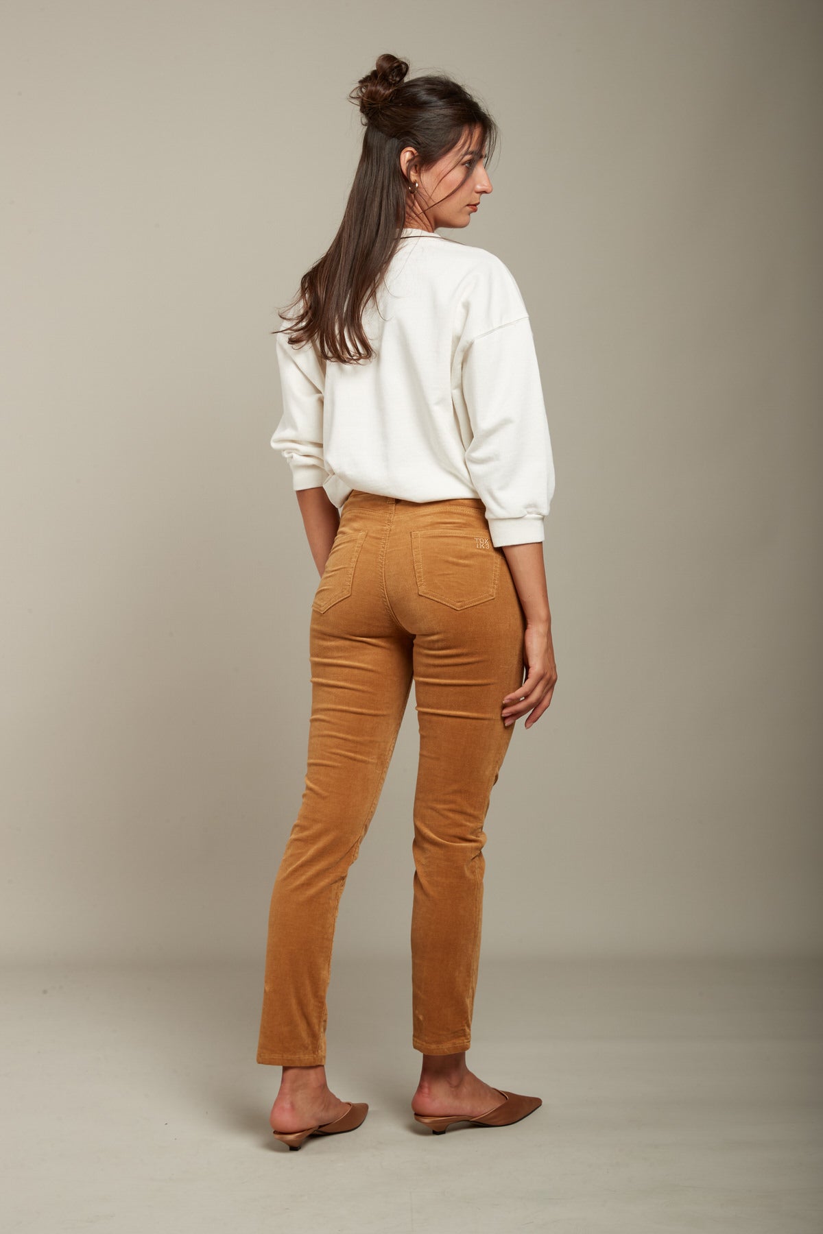 Pantalones de terciopelo de empuje - Cassy