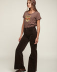 Velvet flare broek - Helton