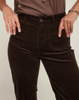 Velvet flare pants - Helton