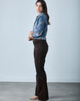 Velvet flare broek - Helton