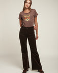 Velvet flare broek - Helton