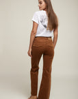 Velvet flare pants - Helton