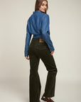 Pantalones Velvet Flare - Helton