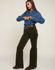 Pantalones Velvet Flare - Helton