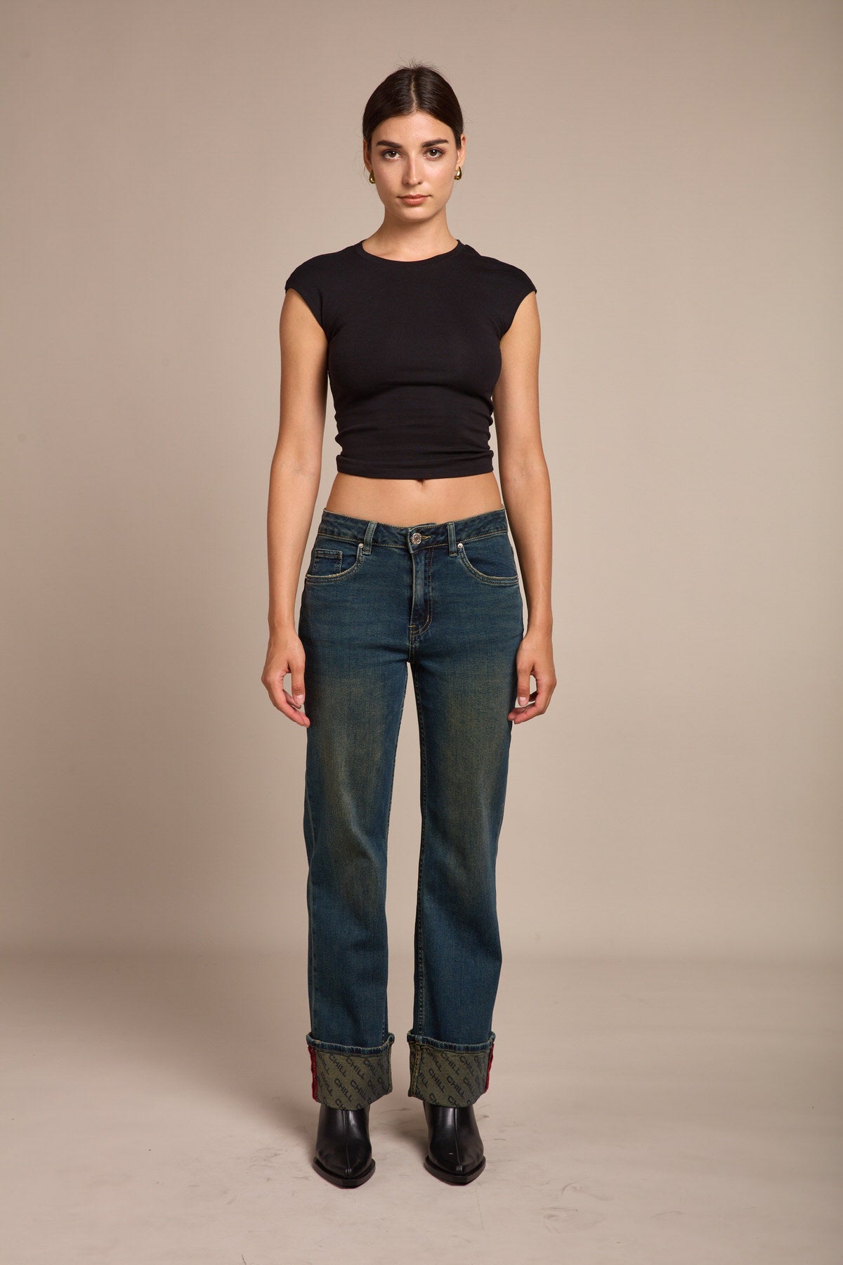 Jeans mit niedriger Taille - Joé