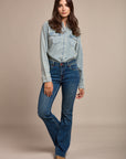 Jean bootcut sans ourlet - Redy