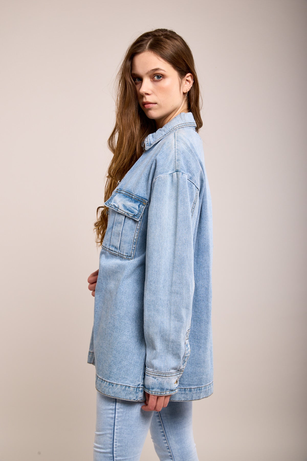 MID -Länge Denimjacke - Jenn