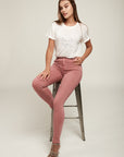 Hoge taille broek - Solaria Sky