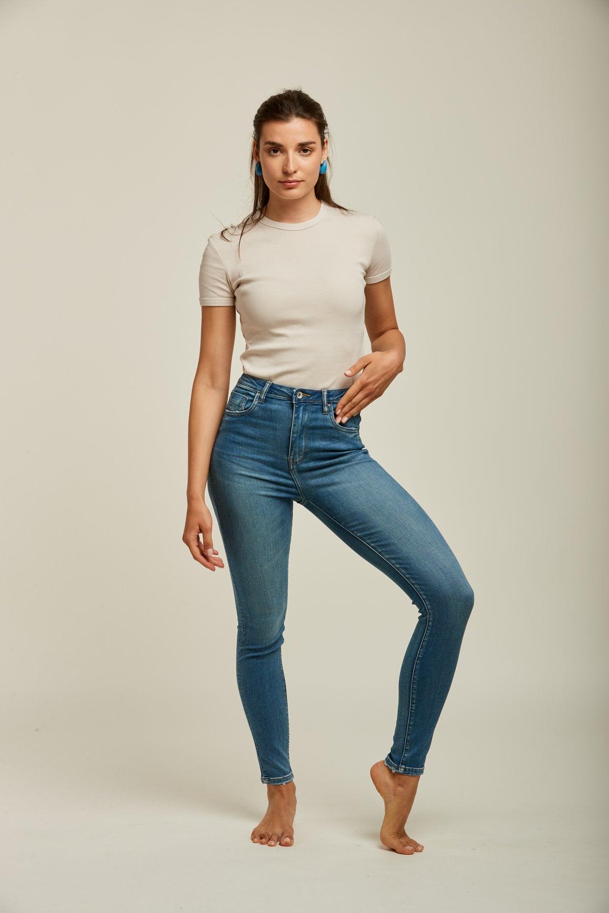 Jean skinny taille haute - Cadia - TOXIK3