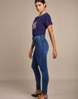 Skinny jeans high waist - cadia