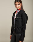 Blouson denim noir - Fred