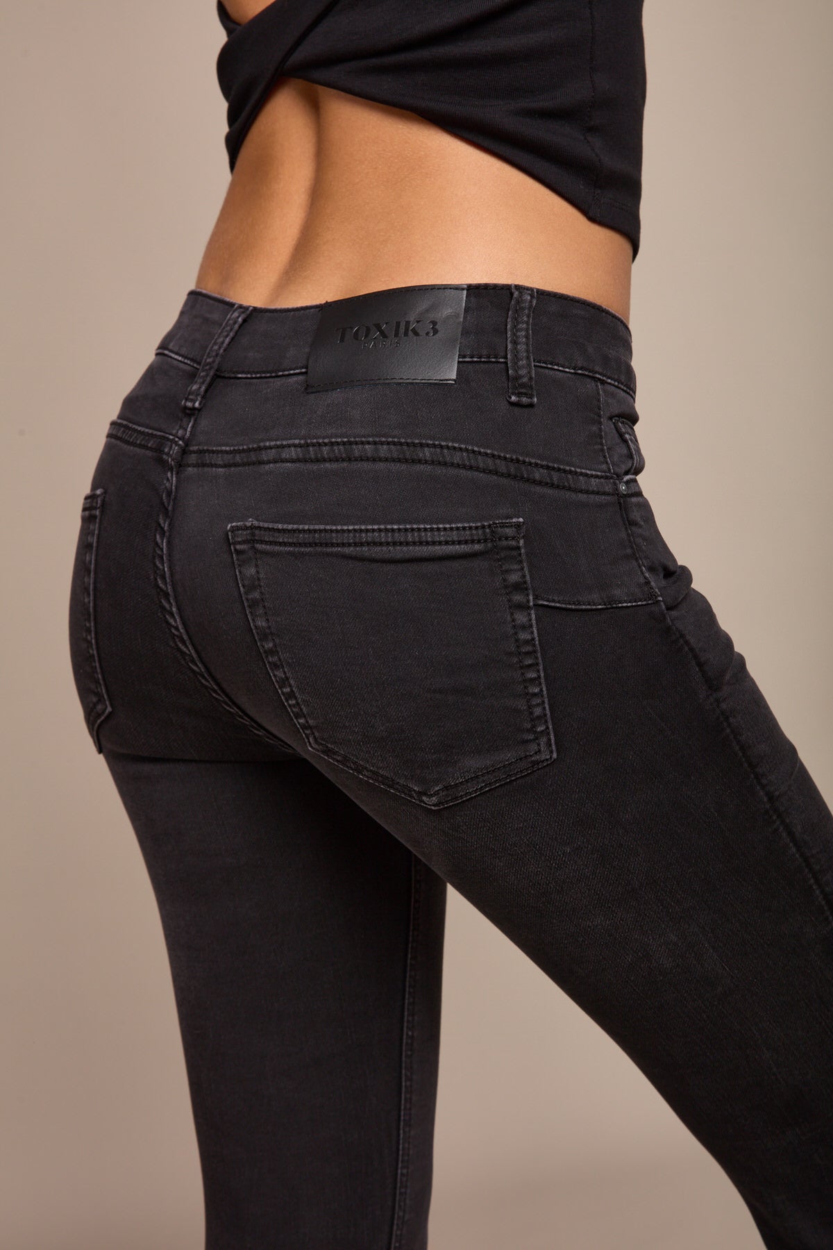 Jogg jean push taille basse - Noel