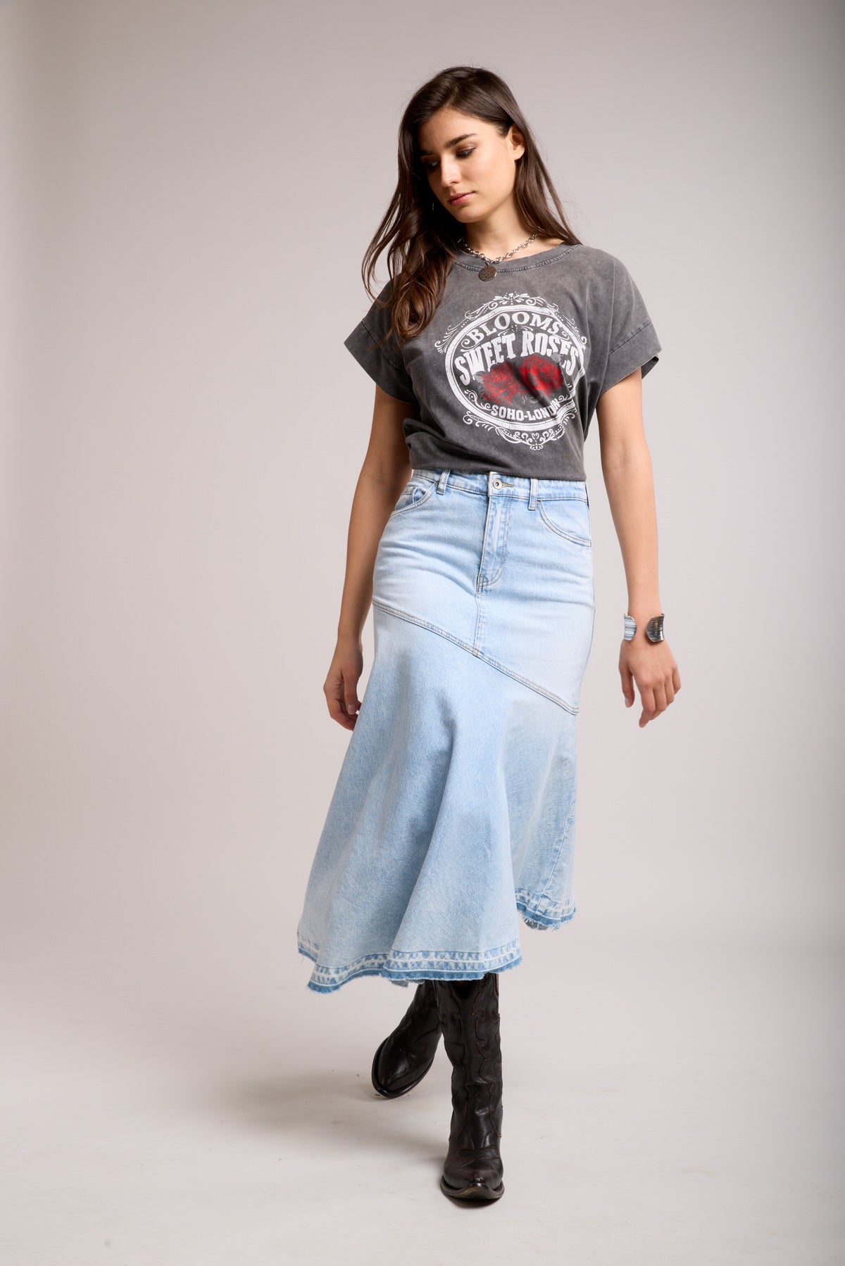 Jean flying skirt - Evelyn