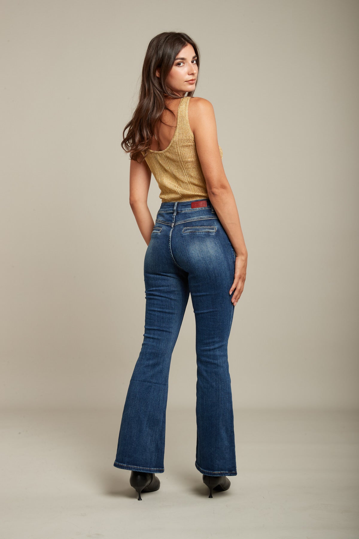 Flare denim broek - Loana