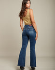 Pantalon en jean flare - Loana