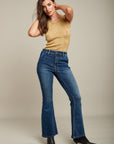 Flare denim pants - Loana