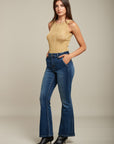 Flare denim pants - Loana