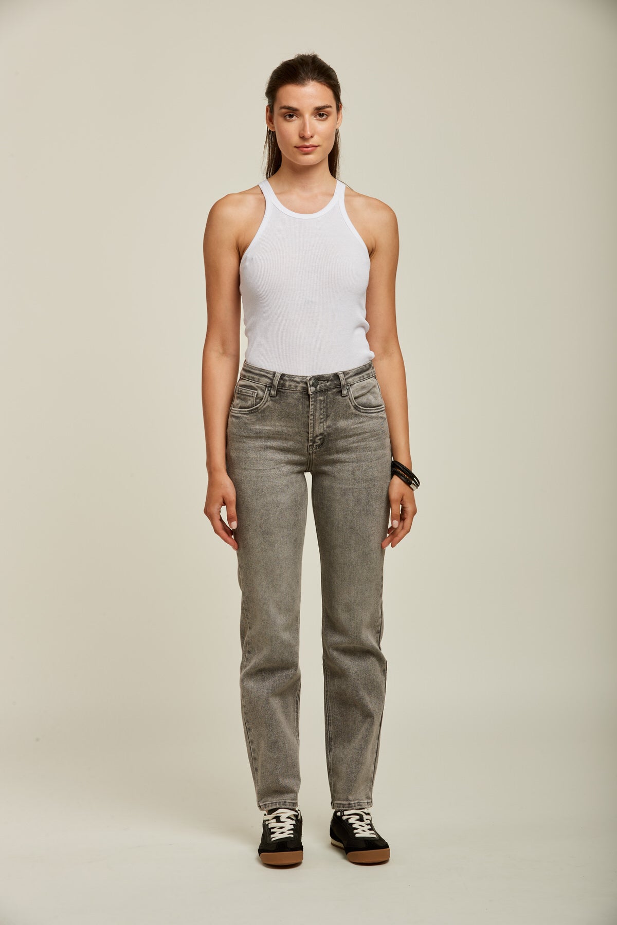 Jeans Grey faded - hemp