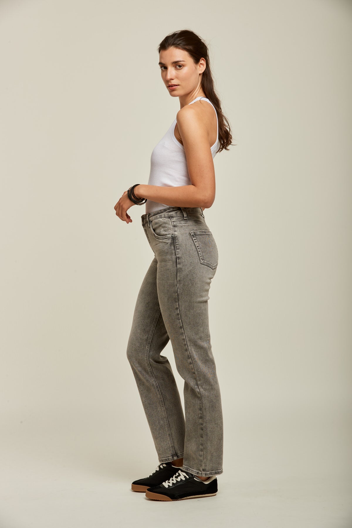 Jeans Grey faded - hemp