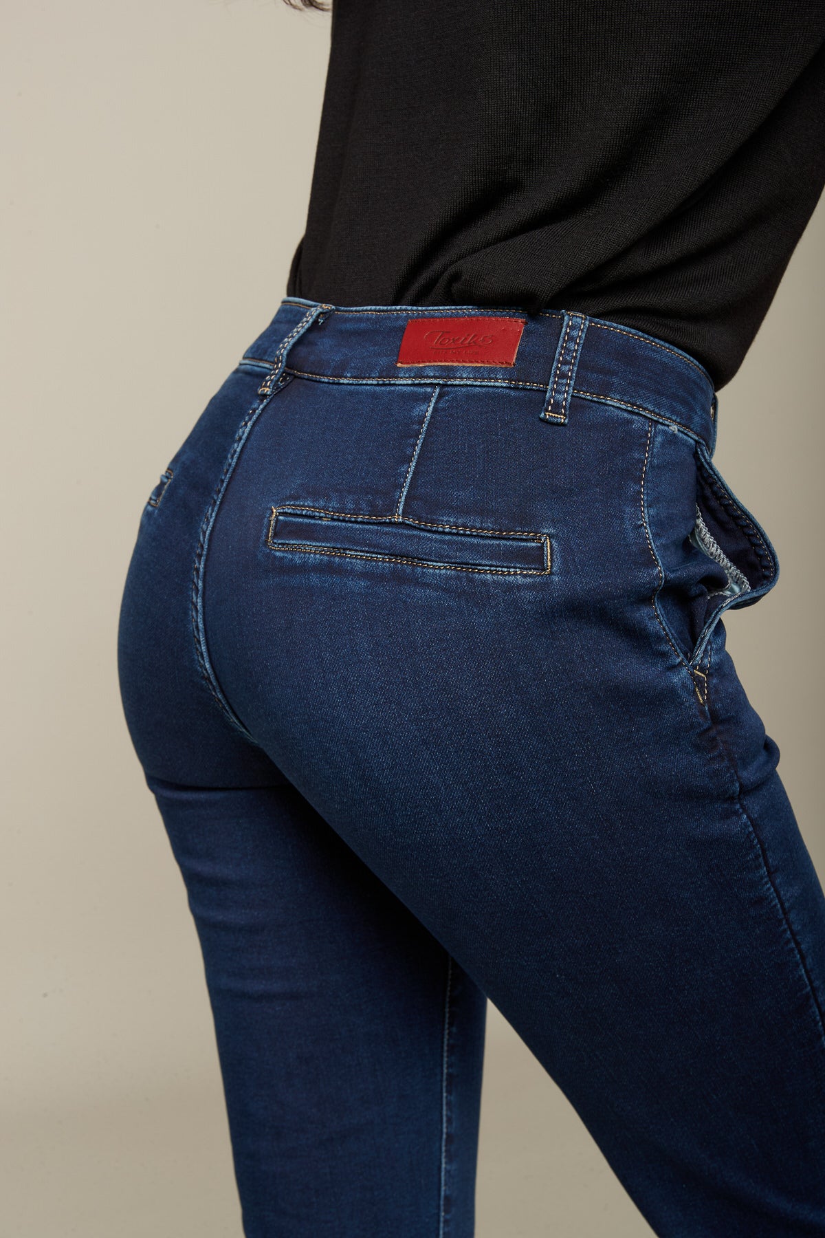 Pantalon cigarette en jean - Marie