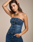 Bustier en jean - Grace