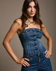 Bustier en jean - Grace