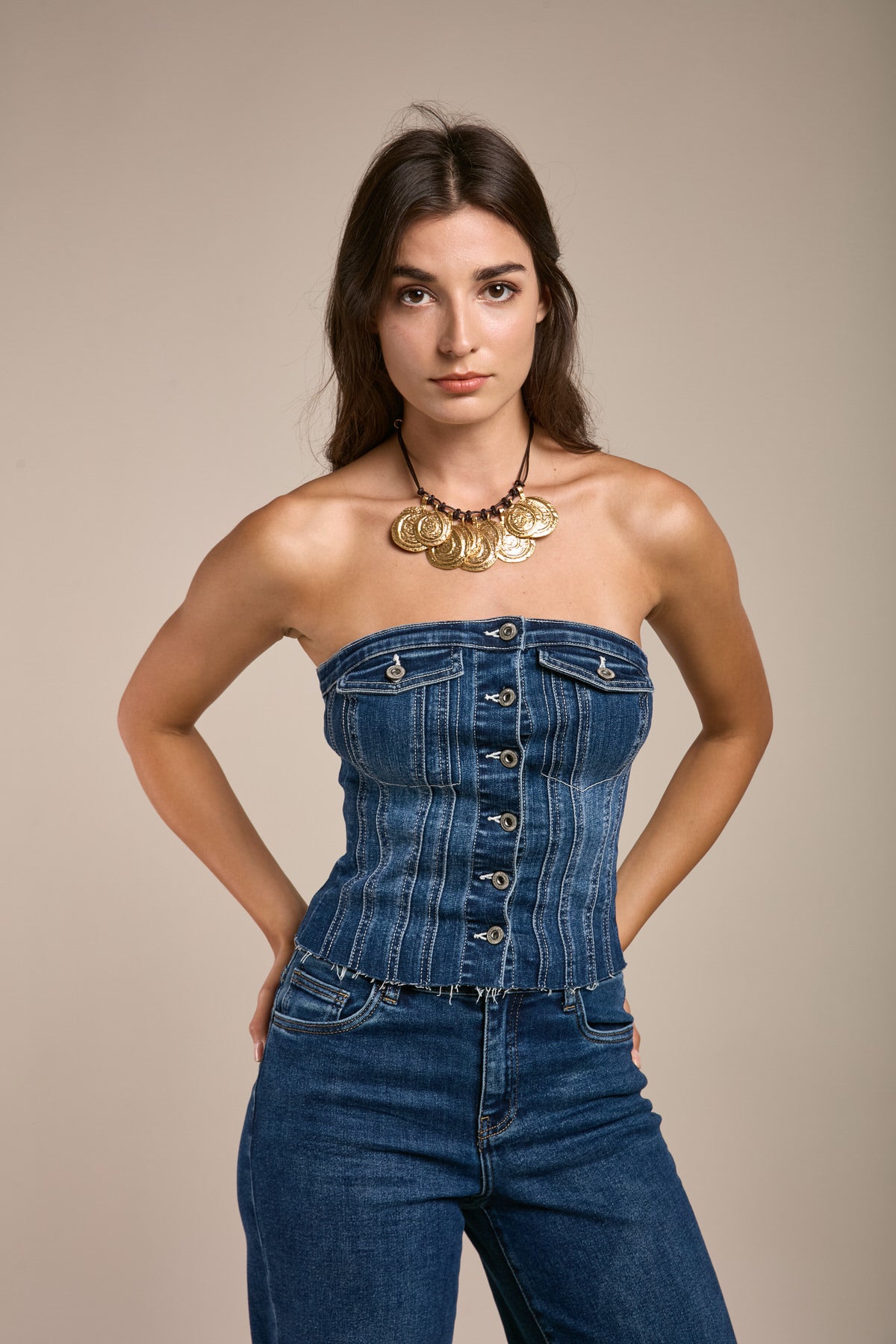 Jean bustier - Grace