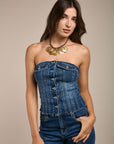 Bustier en jean - Grace