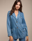 Veste denim droite - Jules