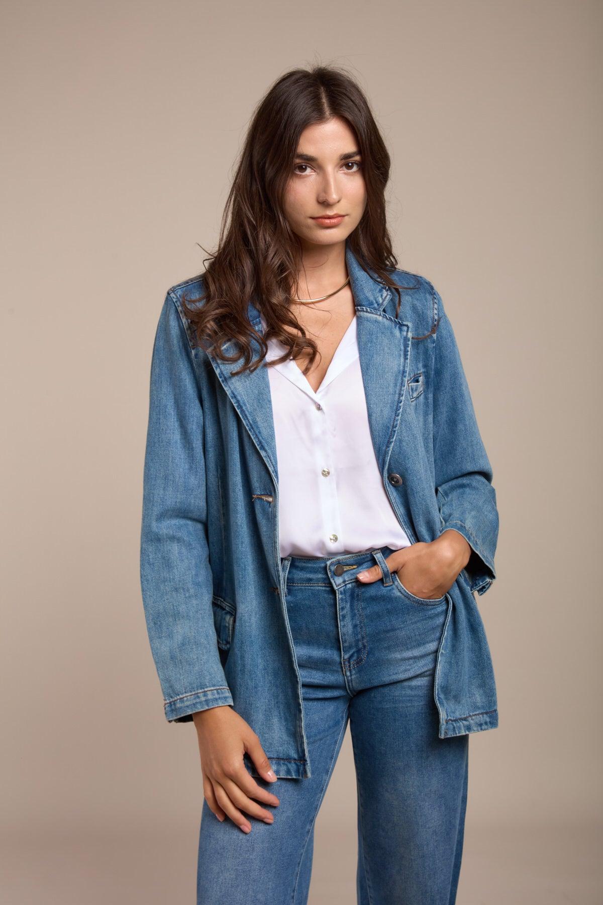 Veste jules bleu sale