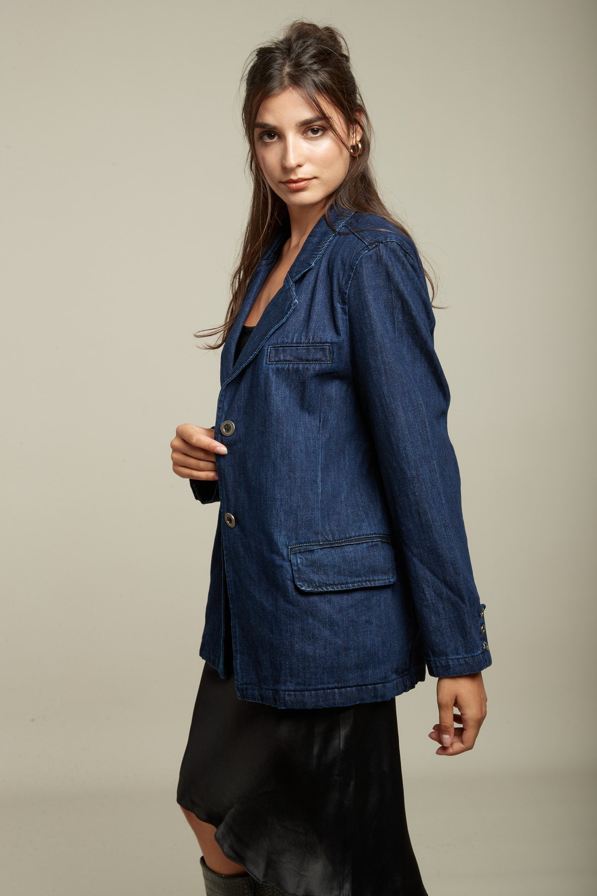 Veste denim droite - Jules