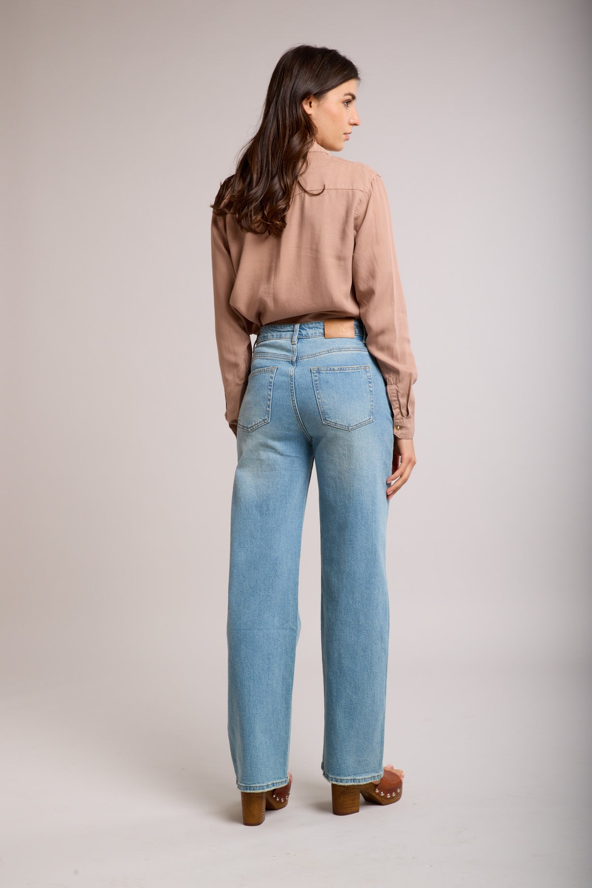 High waist straight jeans - Lora